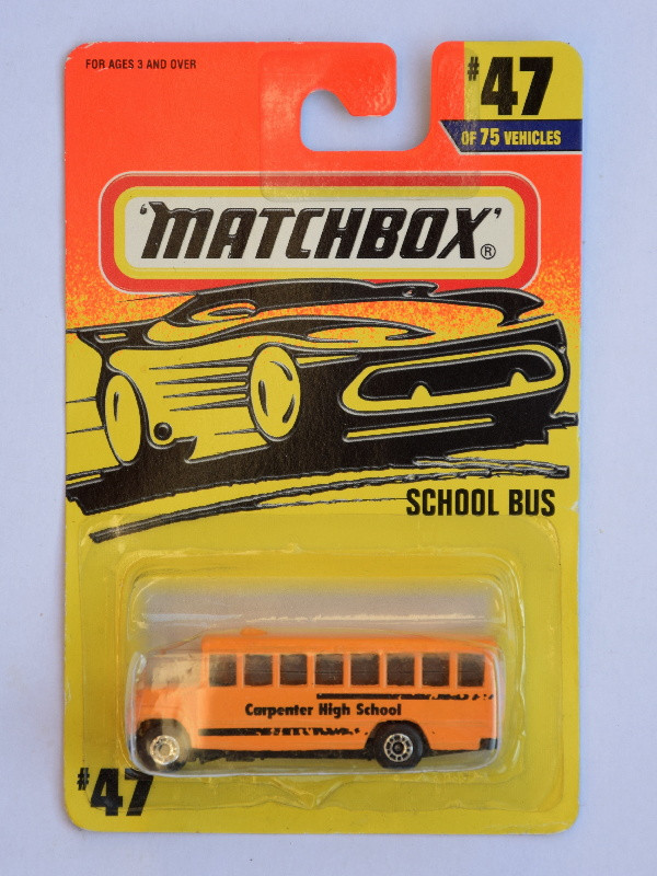 Matchbox Lesney School Bus Mb 41 - Série 75 - Japon - Années 80