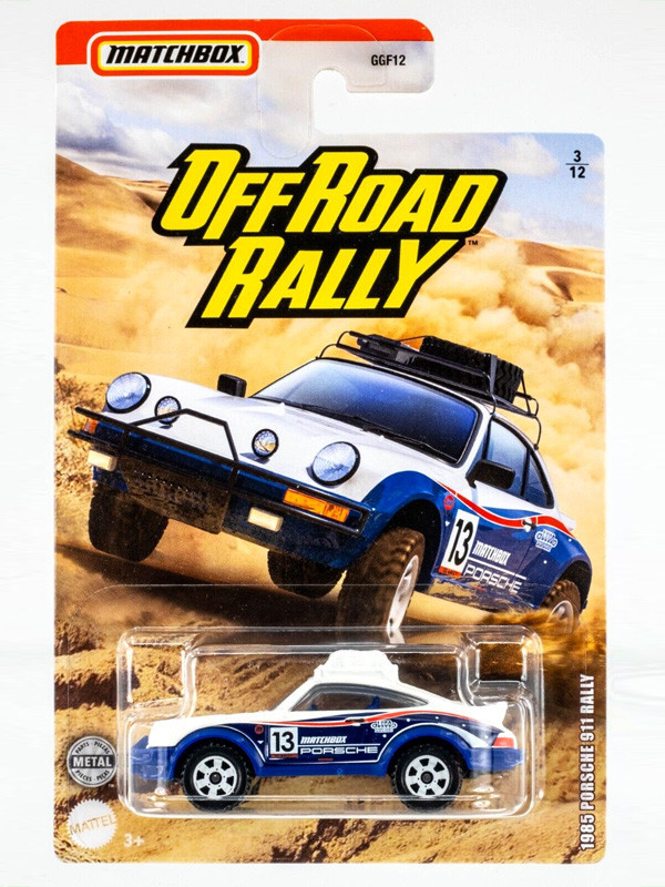 Matchbox 1985 Porsche 911 Rally Matchboyz matchbox-1985-porsche-911-rally-matchboyz